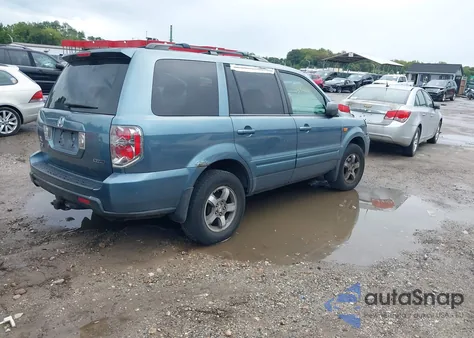 2006 Honda Pilot Ex-L из США, поврежденный, VIN 2HKYF18626H547329
